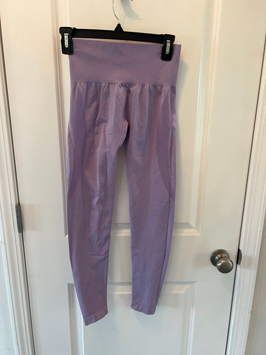 NVGTN Ribbed High Rise Active Leggings Women’s Size Small Lilac