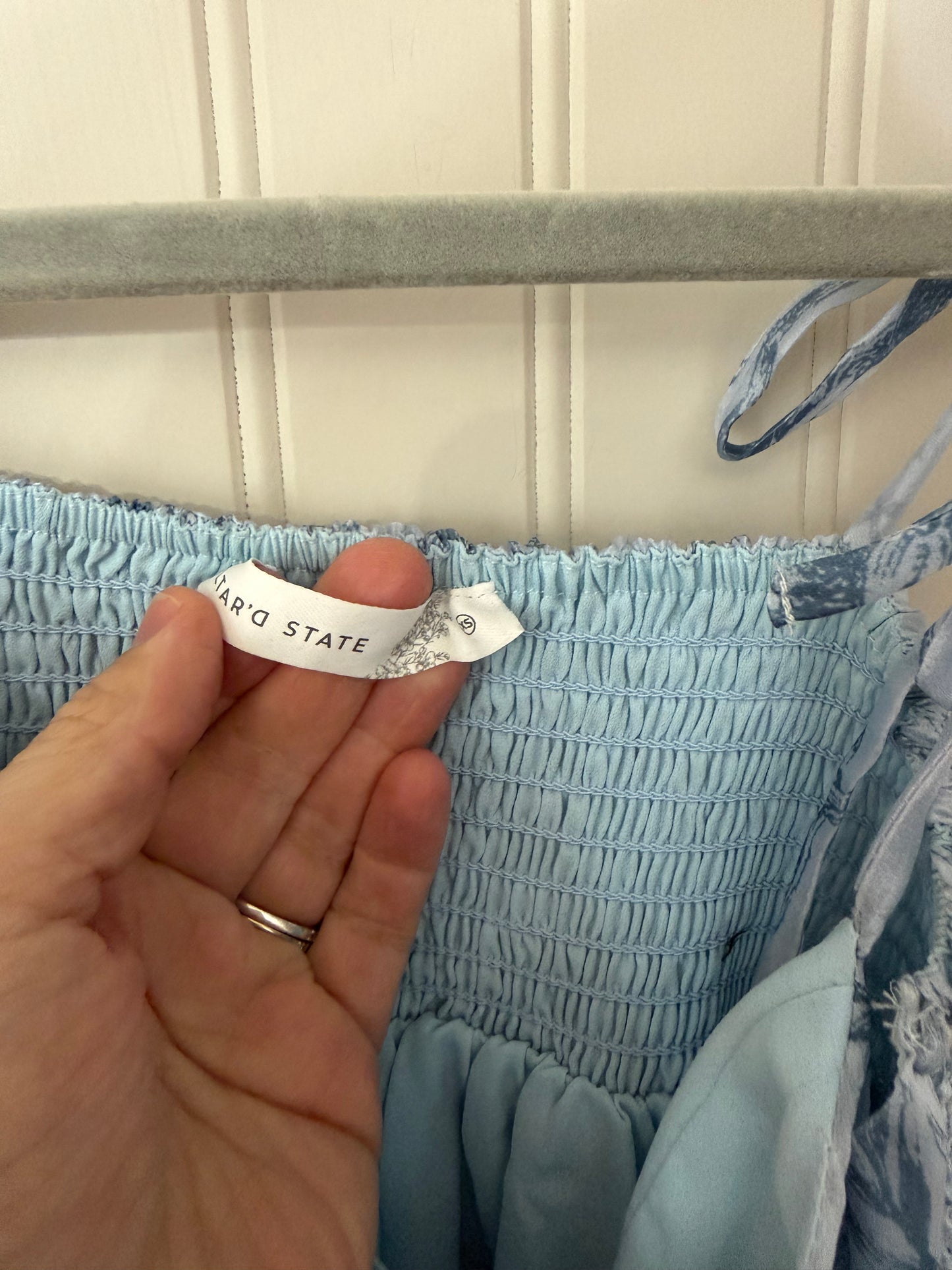 Altar’d State Floral Dress Women’s Small Blue