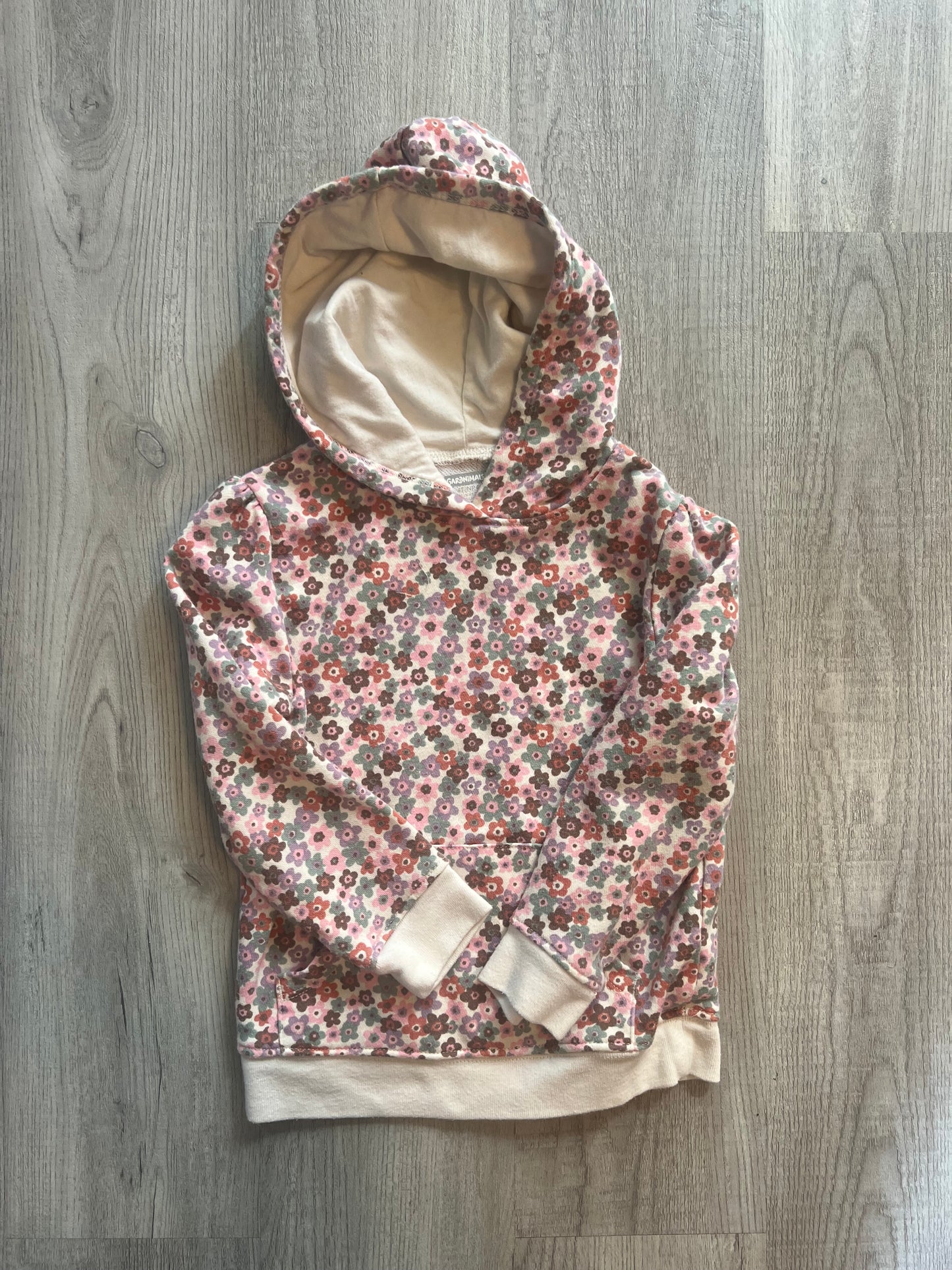 Toddler Girl Floral Hoodie Size 4T