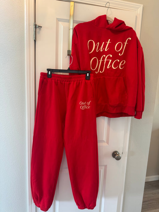 Things Between Out of Office Matching Set Women’s Medium Red