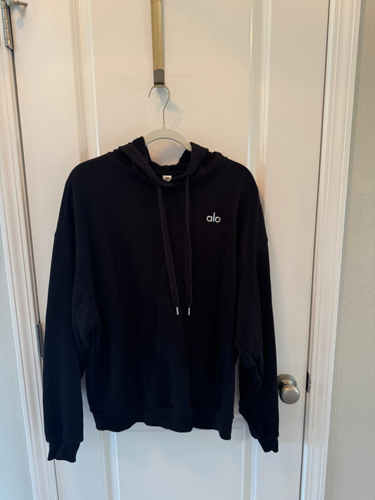 Alo Black Hoodie Size Medium