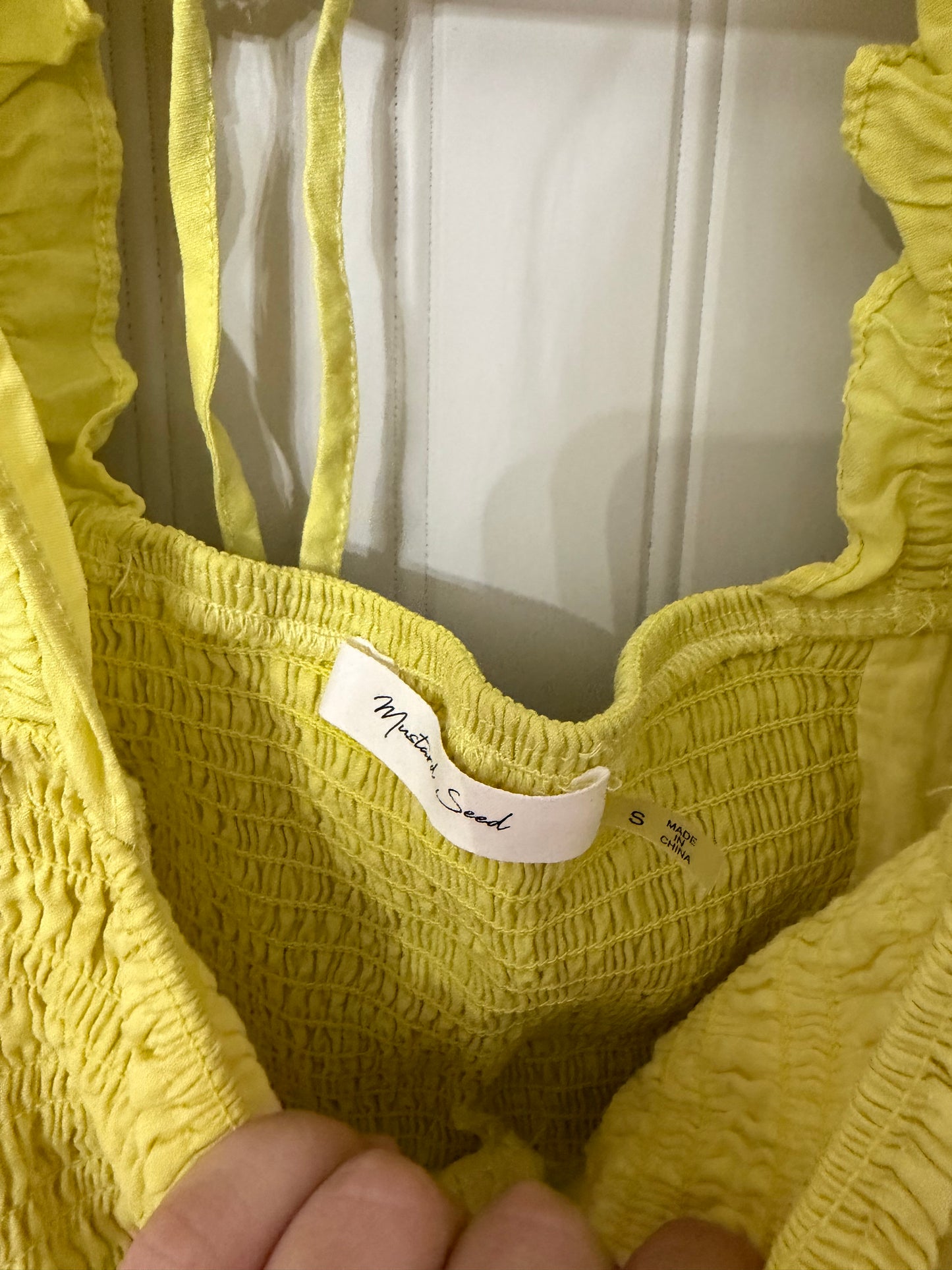 Mustard Seed Matching Set Women’s Small Yellow