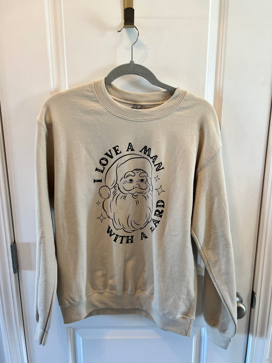 Boheme Holiday Crewneck Sweatshirt Women’s Size Small 4-6 Cream