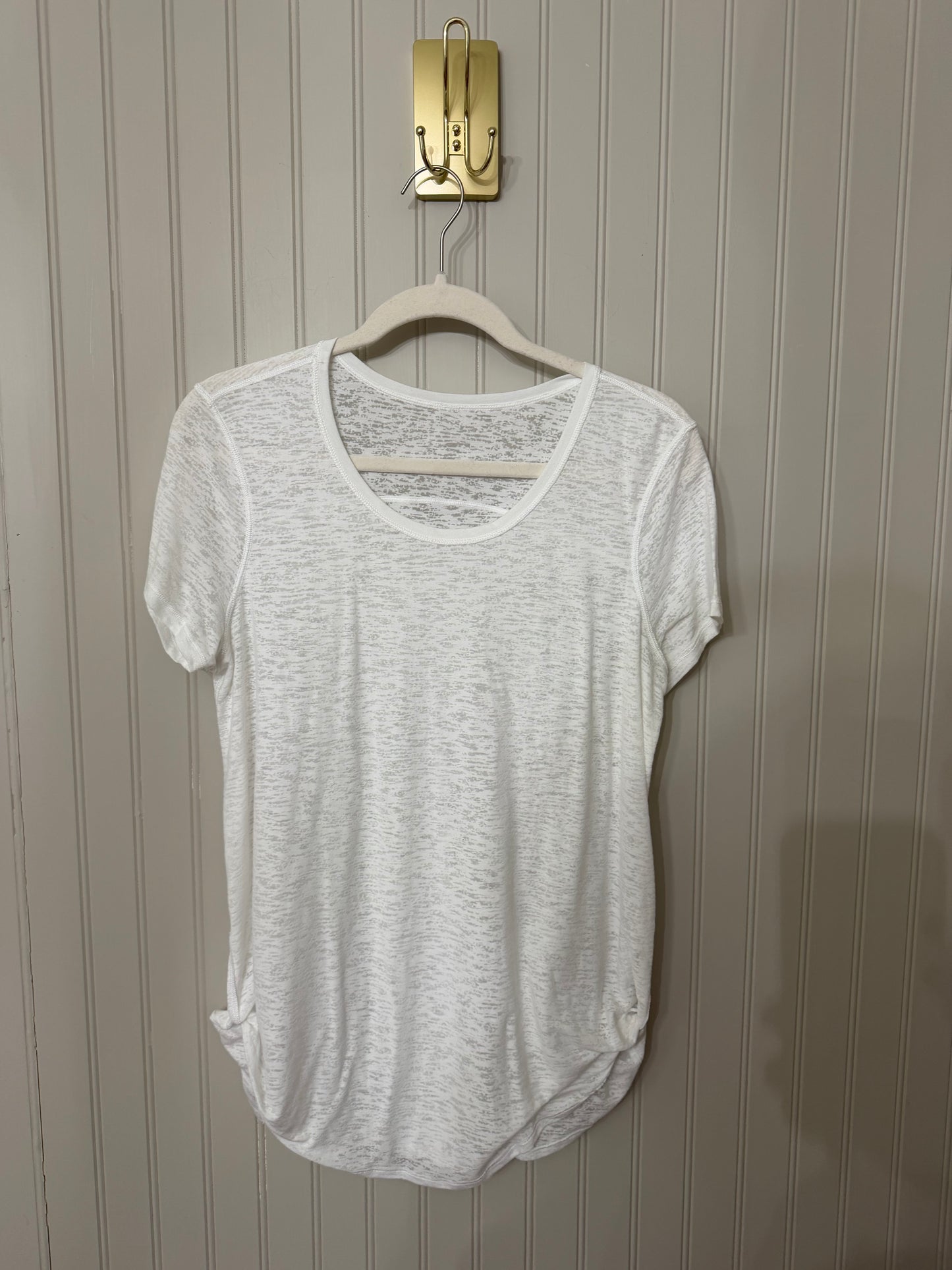 Lululemon Burnout Tee Women’s Size 6 White