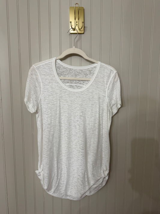 Lululemon Burnout Tee Women’s Size 6 White