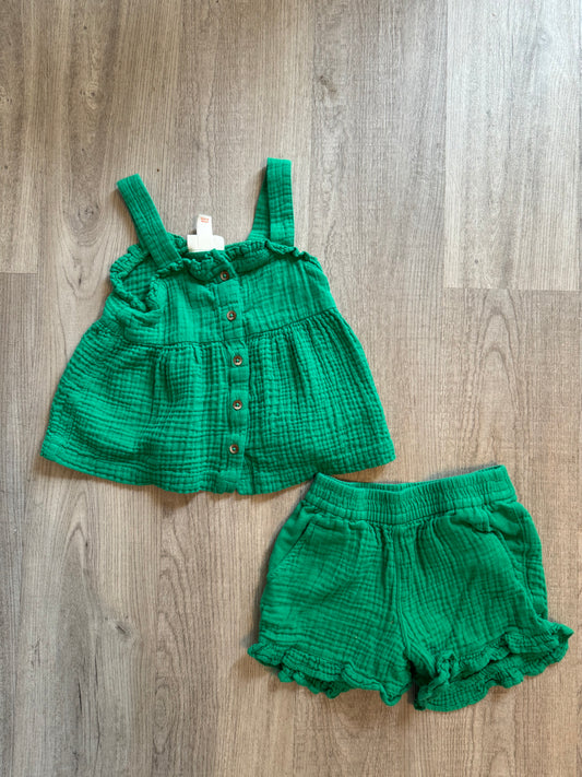 Cat & Jack Green Set Size 3T