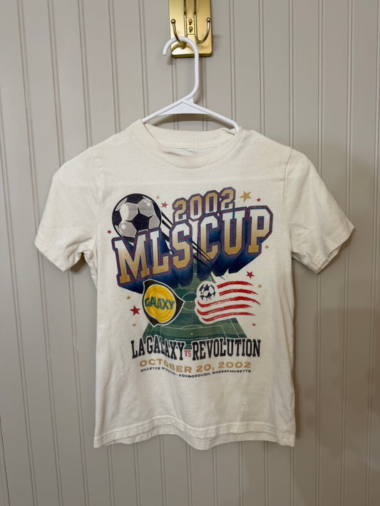 MLS Cup 2002 Galaxy x Revolution Tee Youth Size 11-12 Years
