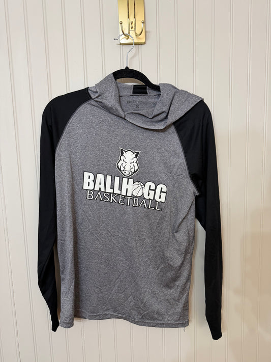 Ball Hogg Basketball Hooded Shirt Youth Size Small