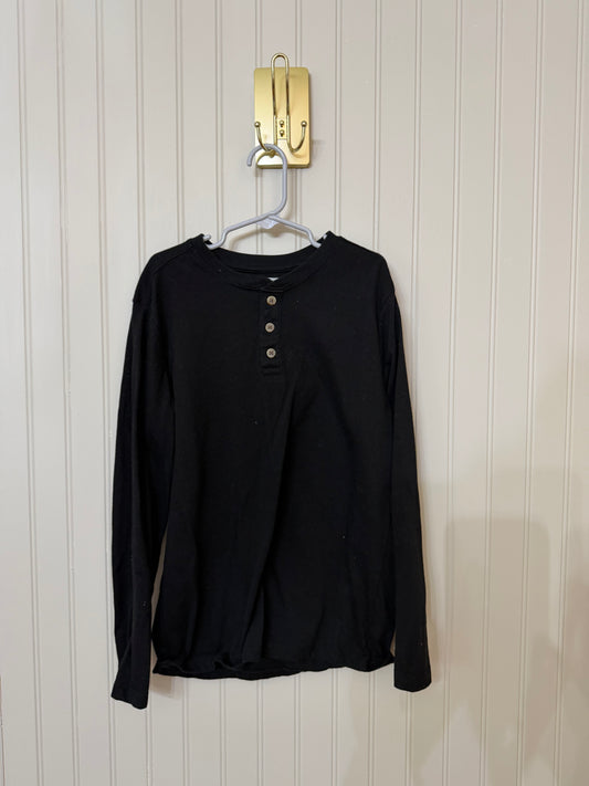 Knit Henley Youth Size Large