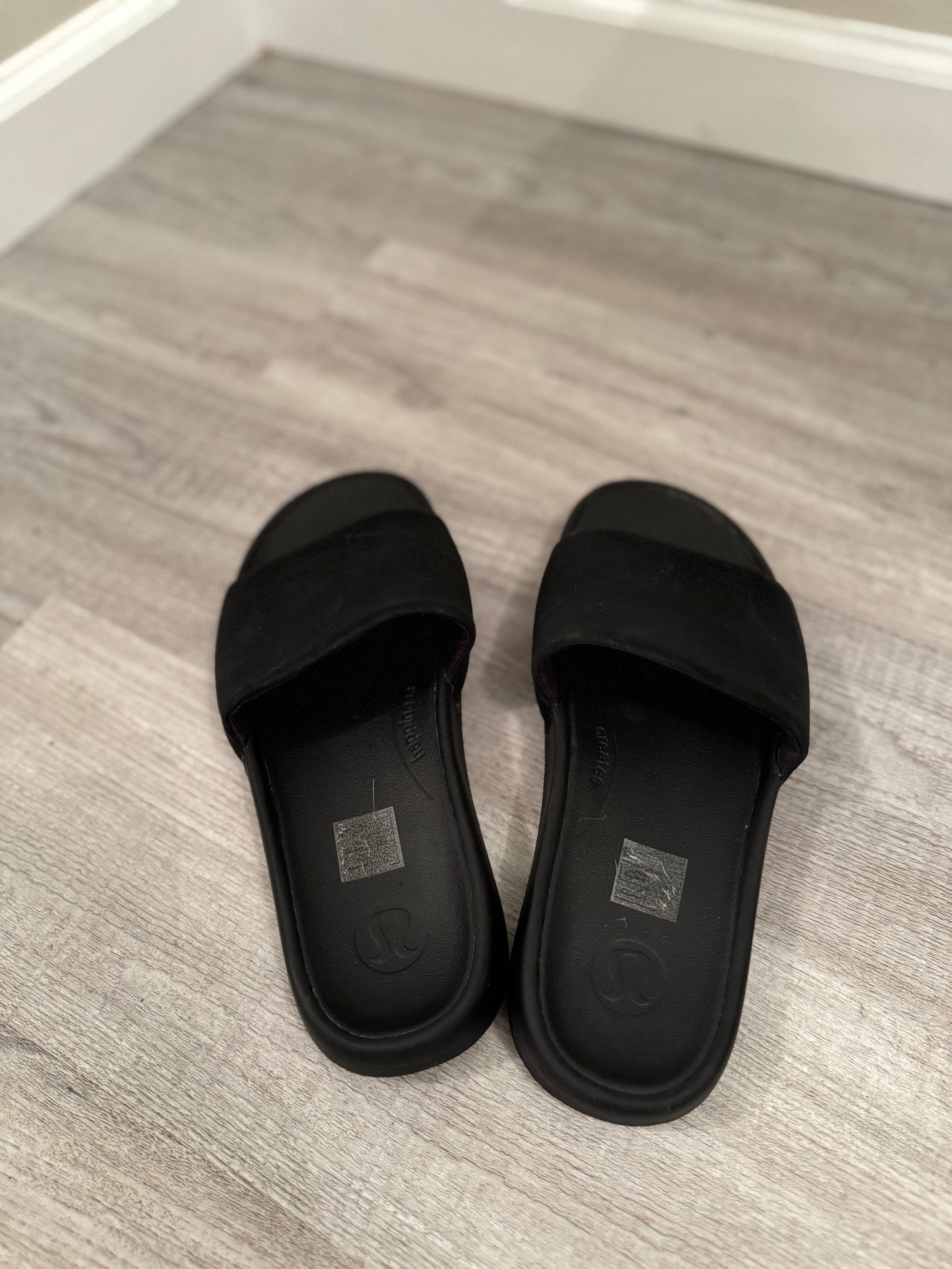 Black Lululemon Slides Size 8