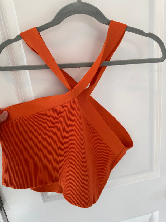 Aritzia Babaton Sculpt Knit Tank Women’s 2XL Orange