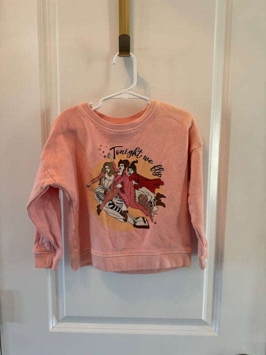 Hocus Pocus Graphic Sweatshirt Toddler Size 2T Pink