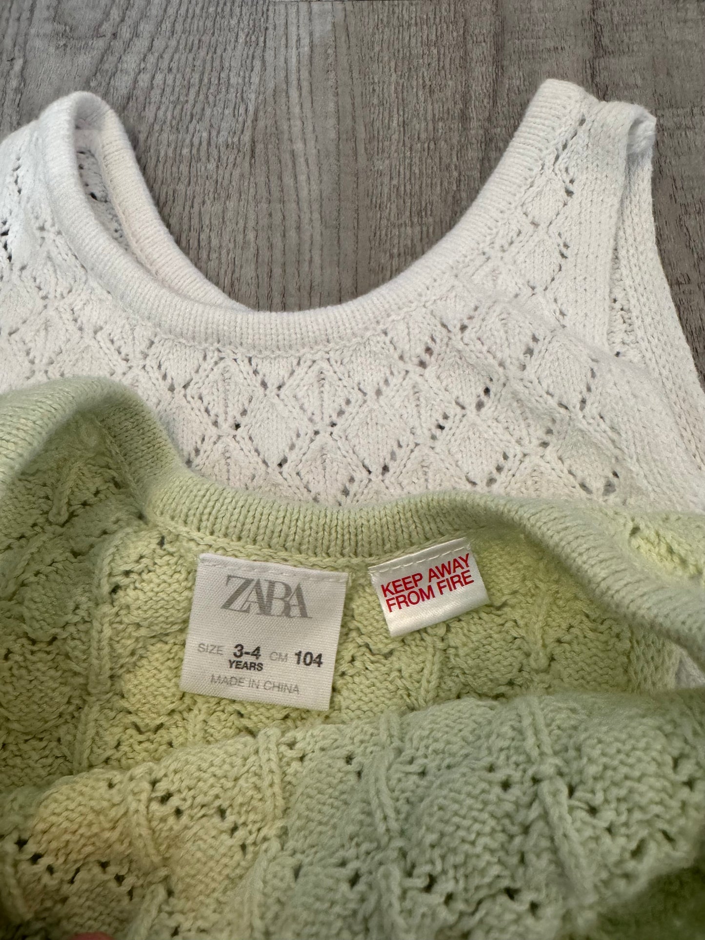 Zara Tank Bundle Size 3/4 years