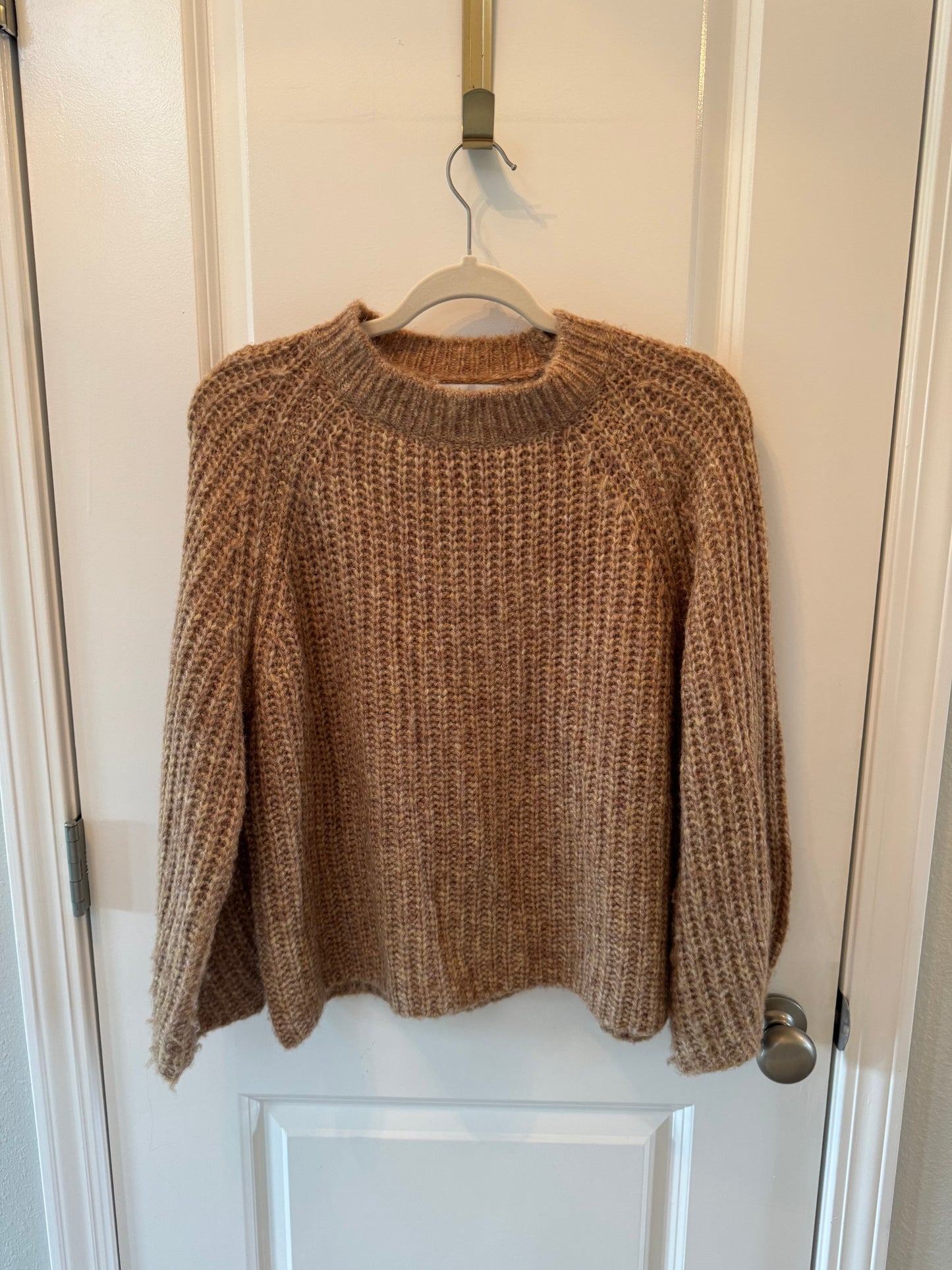 Revolve L'Academie Sonoma Wool Sweater Women’s XS Toffee