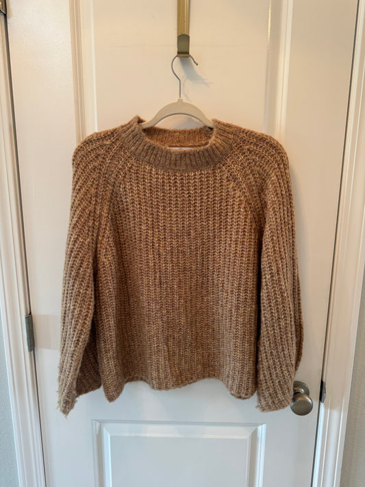 Revolve L'Academie Sonoma Wool Sweater Women’s XS Toffee