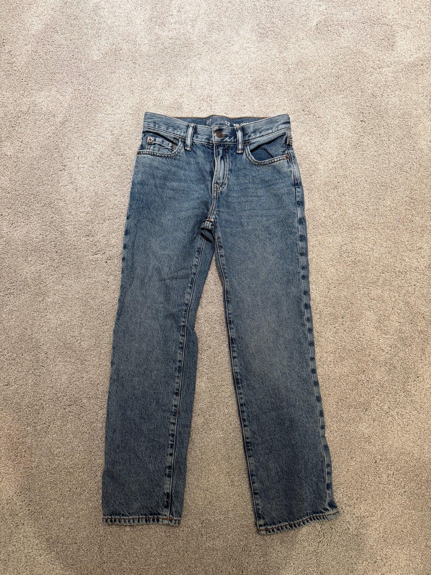 Gap 90s Original Straight Jeans Youth Size 12
