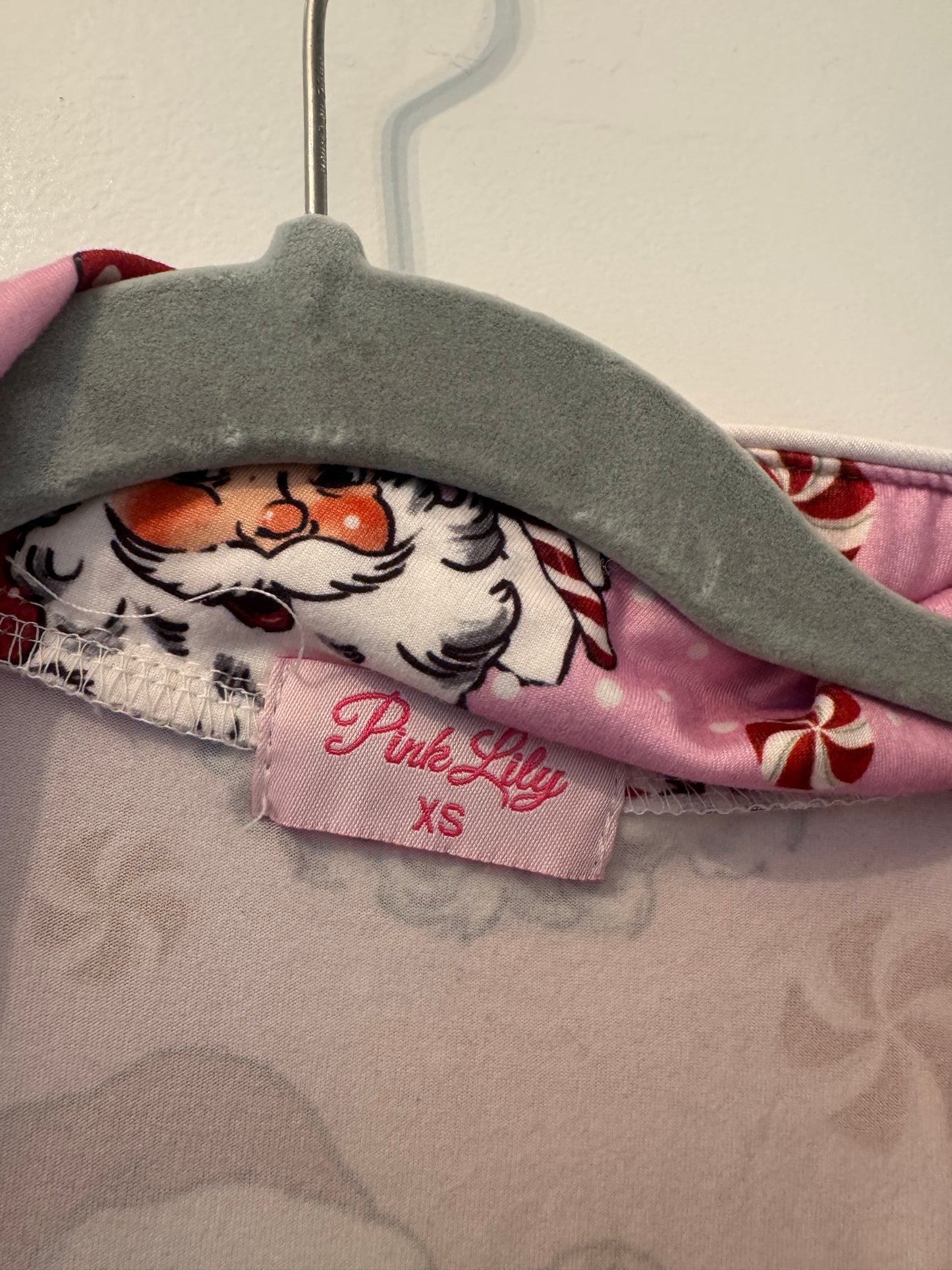 Pink Lily Santa Pajama Set Women’s XS