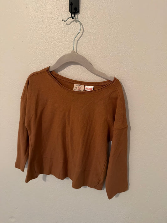 Zara Knit Top Toddler Size 3-4 Years Tan