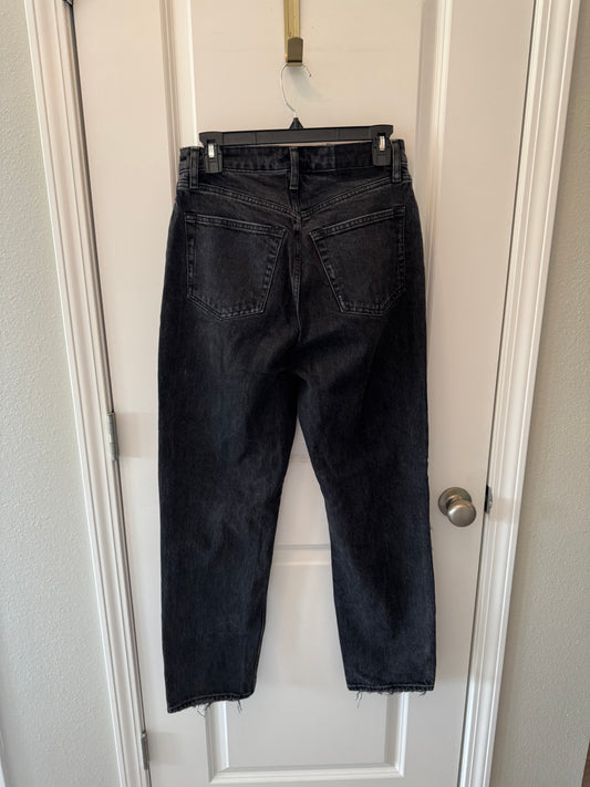 Abercrombie & Fitch Dad High Rise JeanS Women’s 6/28 Reg Black