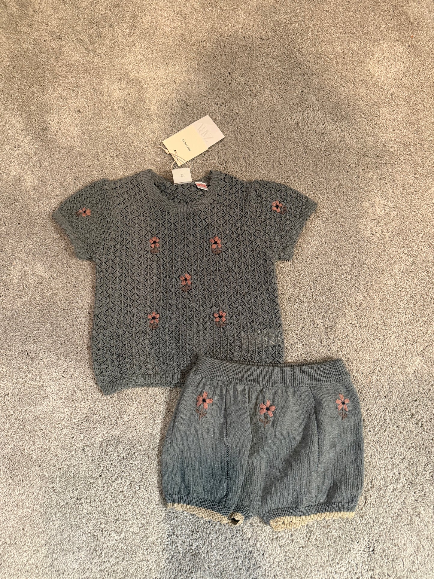 Zara Floral Matching Set Toddler Size 4 Years NWT