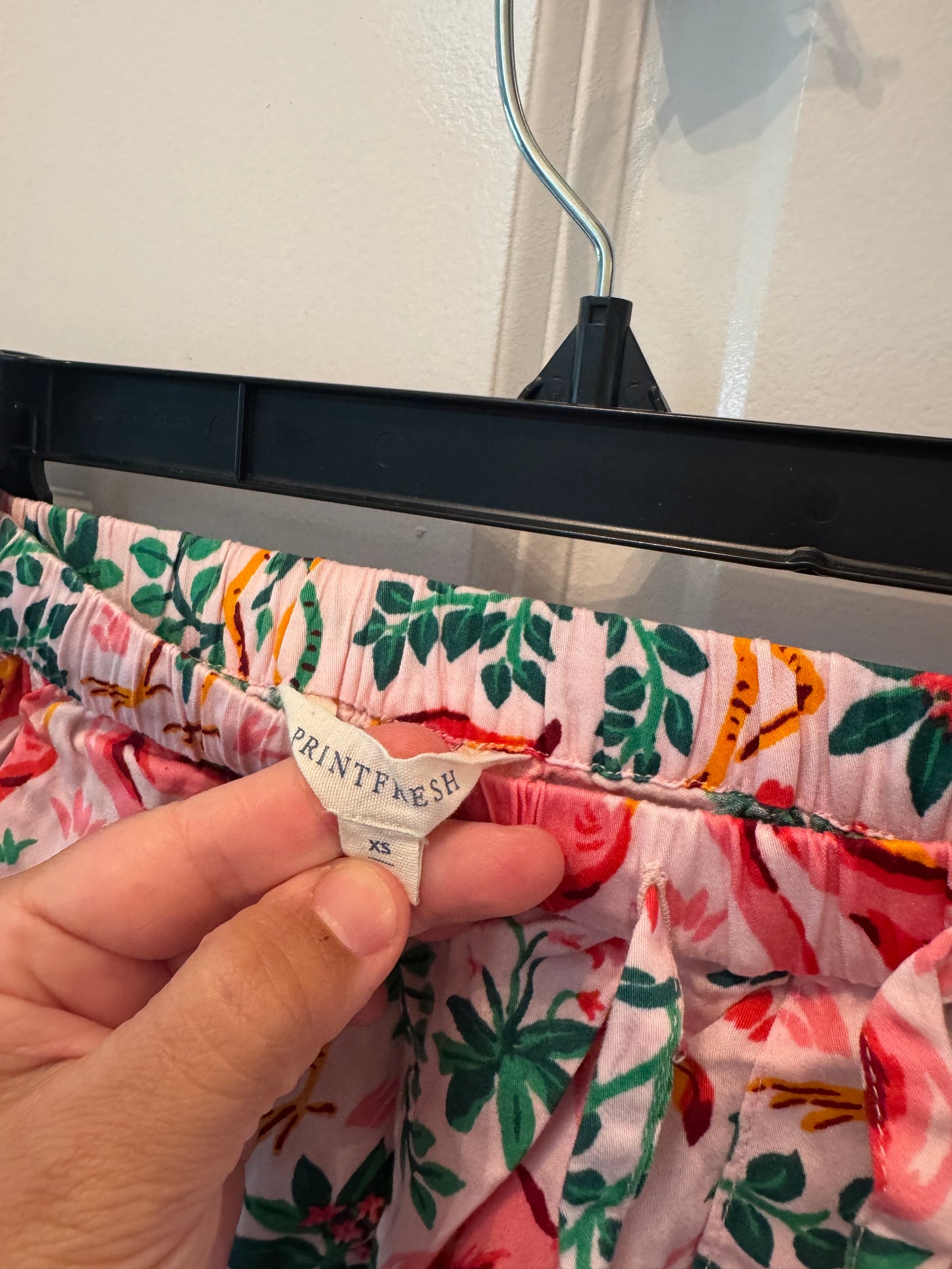 Printfresh Flock of Flamingos Pajama Set Women’s XS
