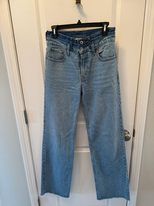 Abercrombie & Fitch The 90s Relaxed Jeans Women’s 4 Long Mid Wash