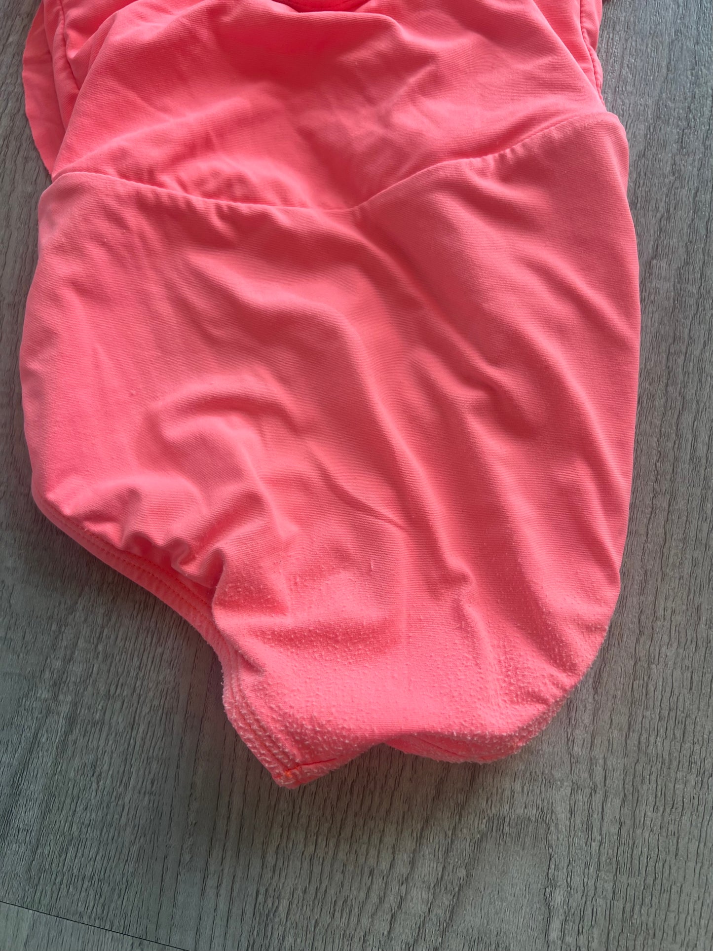 Beach Lingo Ruffle One Piece Swimsuit Toddler Girl Size 2T Neon Pink