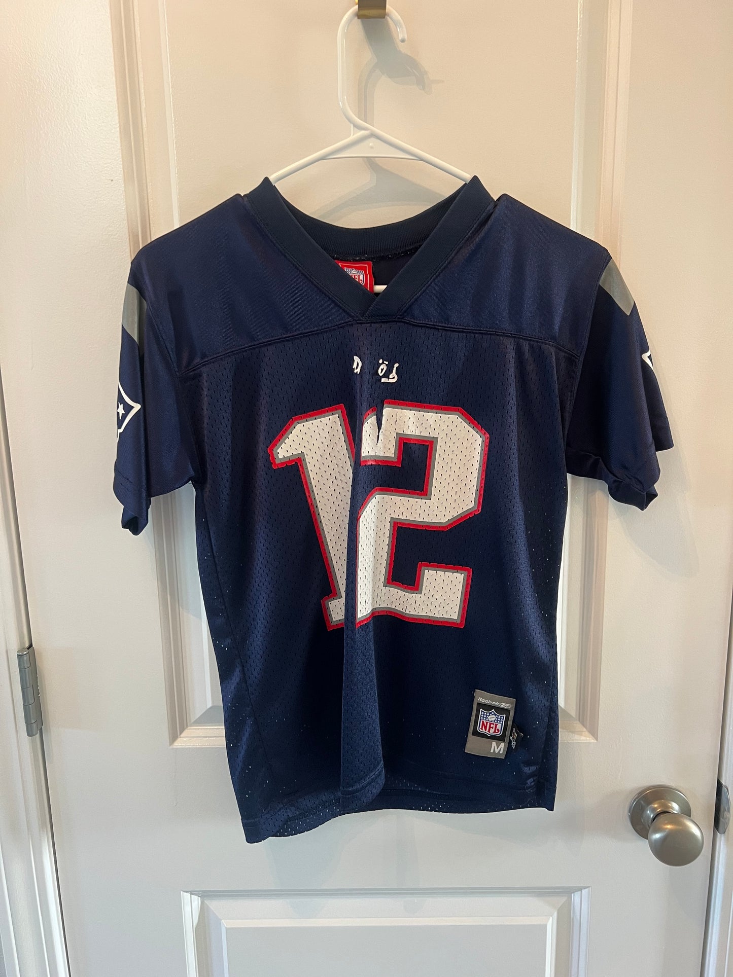 Tom Brady NFL New England Patriots Jersey Youth Boy’s Size Medium Navy
