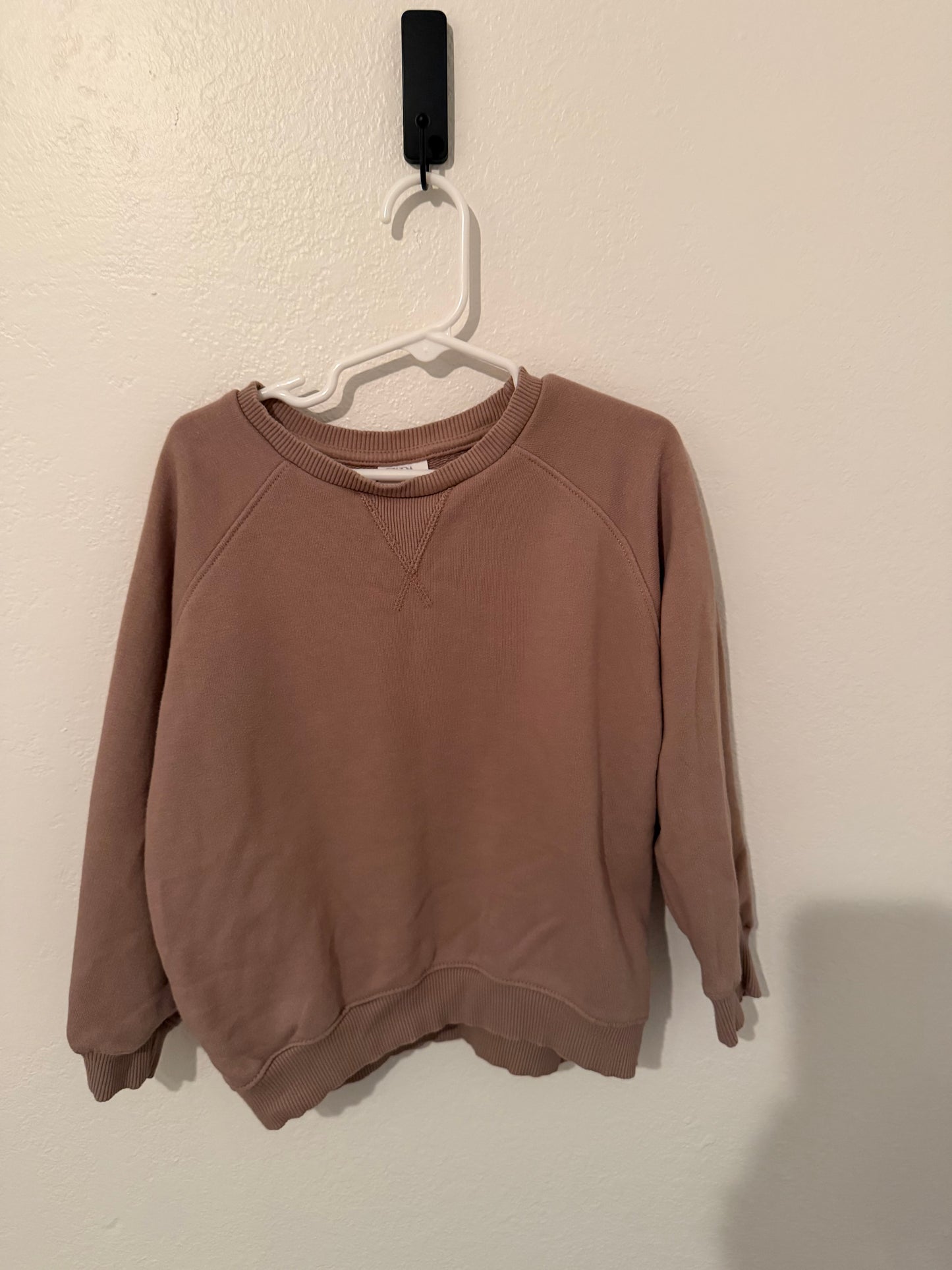 Zara Feelings Sweatshirt Toddler Size 4-5 Years Brown