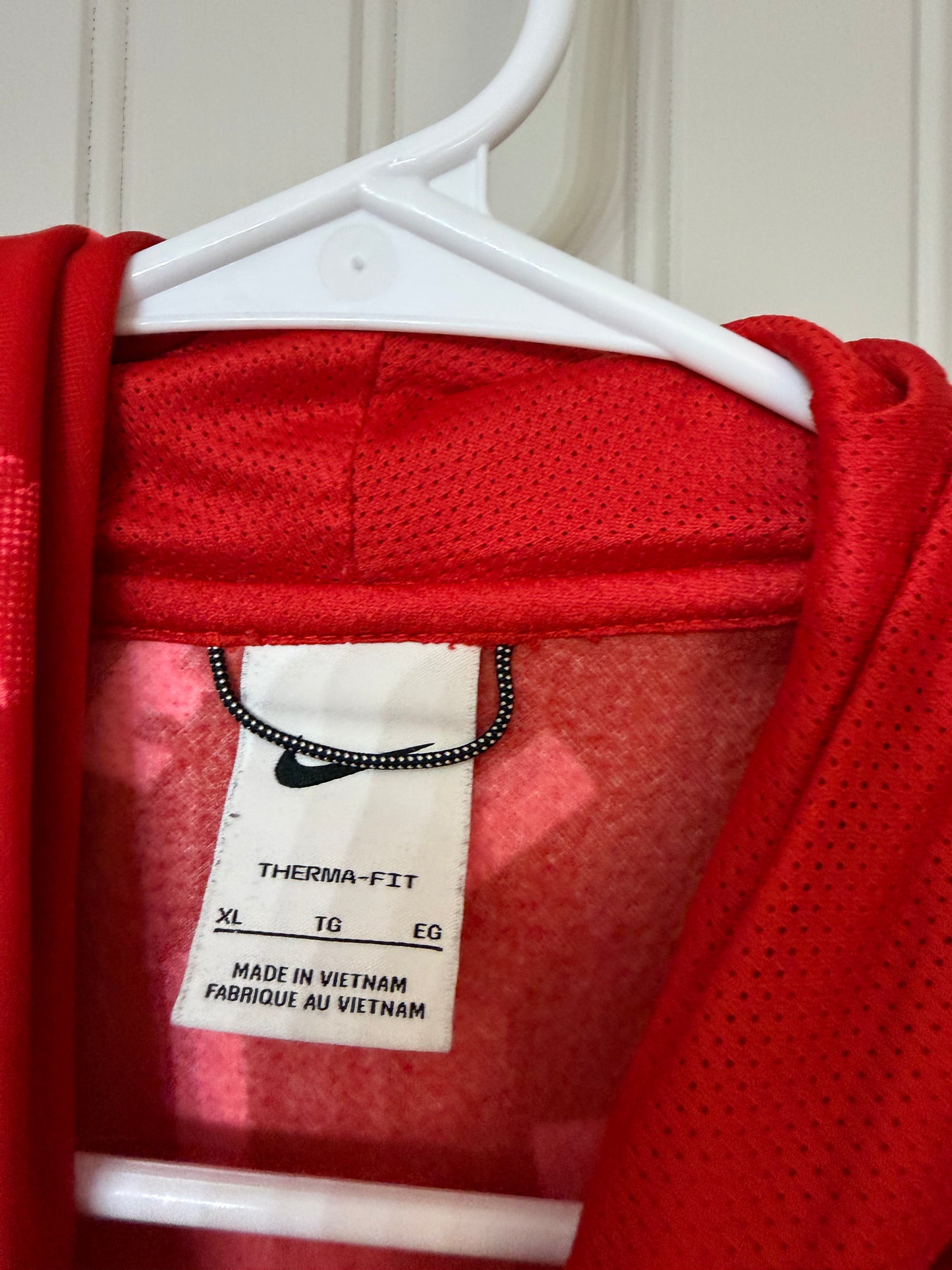 Nike Hoodie Youth Size XL Red