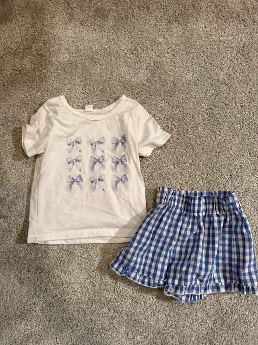 Gingham Outfit Bundle Toddler Size 4 Years