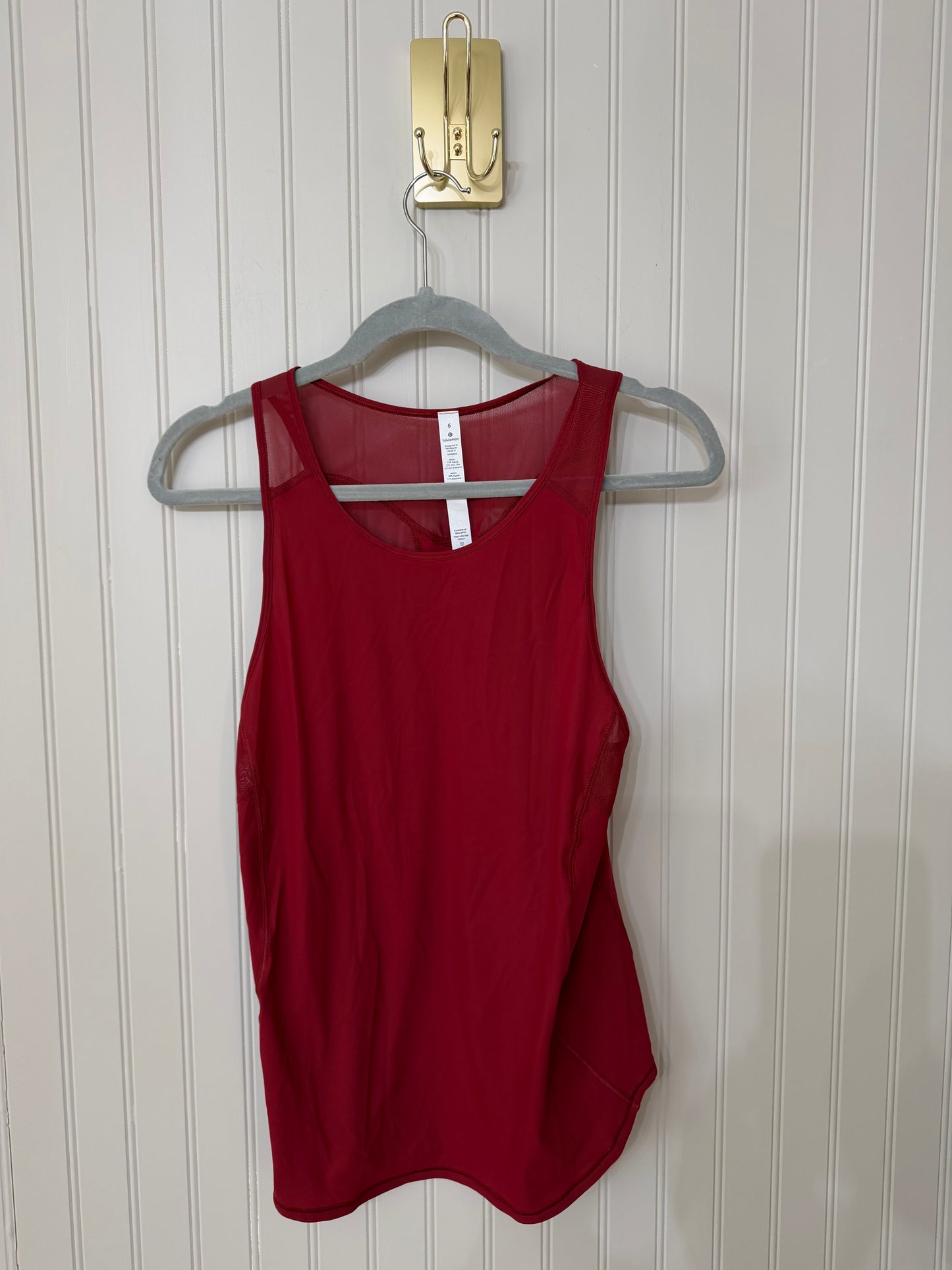 Lululemon Tank Women’s Size 6 Burgundy