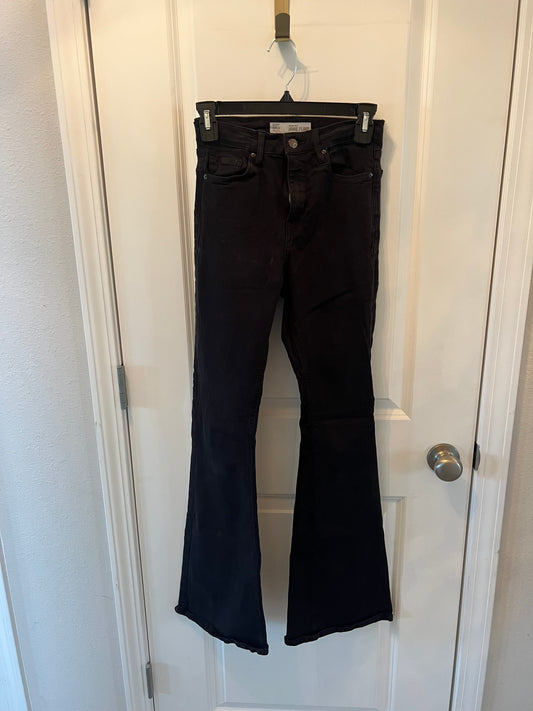 Topshop Jamie Flare Jeans Women’s Size 26 Black