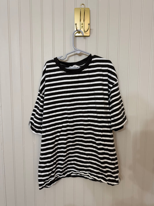 Zara Striped Tee Youth Size 13-14 Years