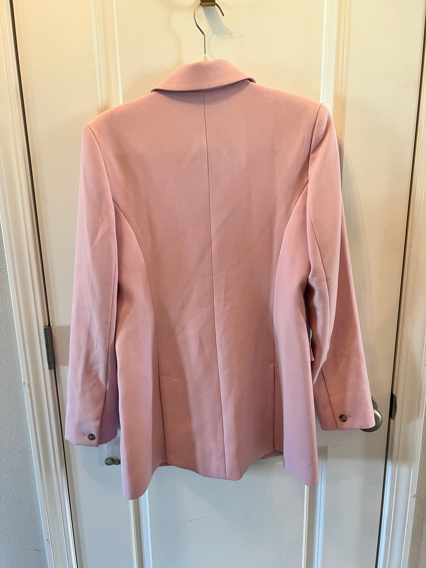 Something Navy Oversized Blazer Women’s Size XS Light Pastel Pink