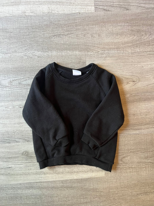 Zara Sweatshirt Baby Size 18-24M Black