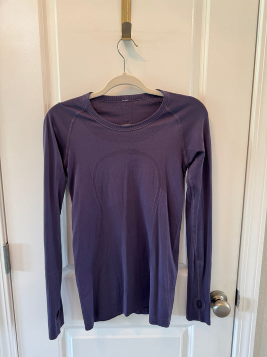 Lululemon Swiftly Long Sleeve Top Women’s Size 6 Purple