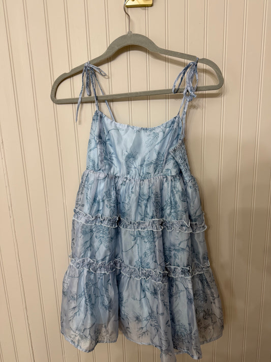 Altar’d State Floral Dress Women’s Small Blue