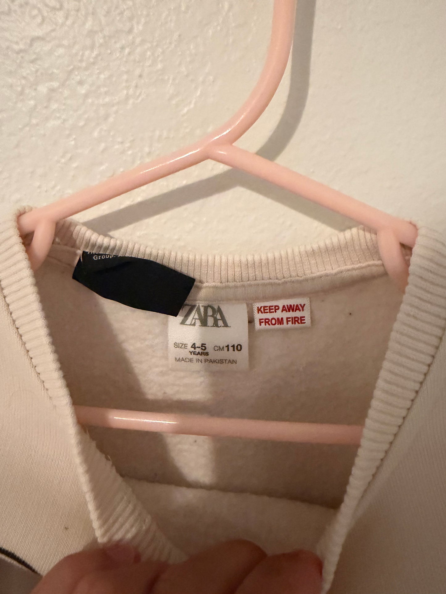 Zara Rolling Stones Sweatshirt Size 4/5