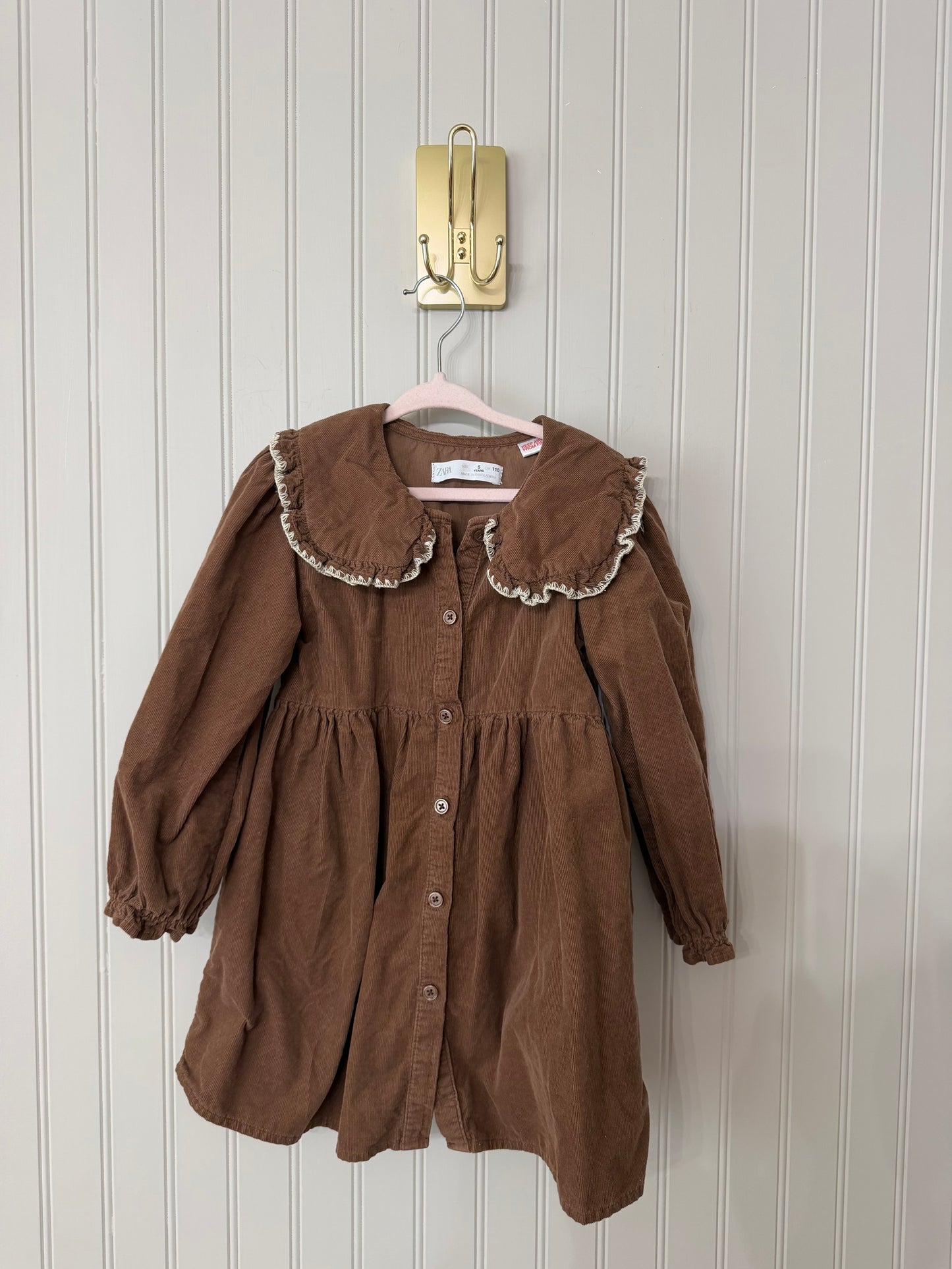 Zara Corduroy Dress Toddler Size 5 Years
