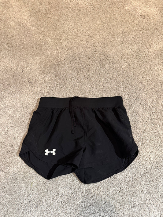 Under Armour Active Shorts Girl’s Medium Black