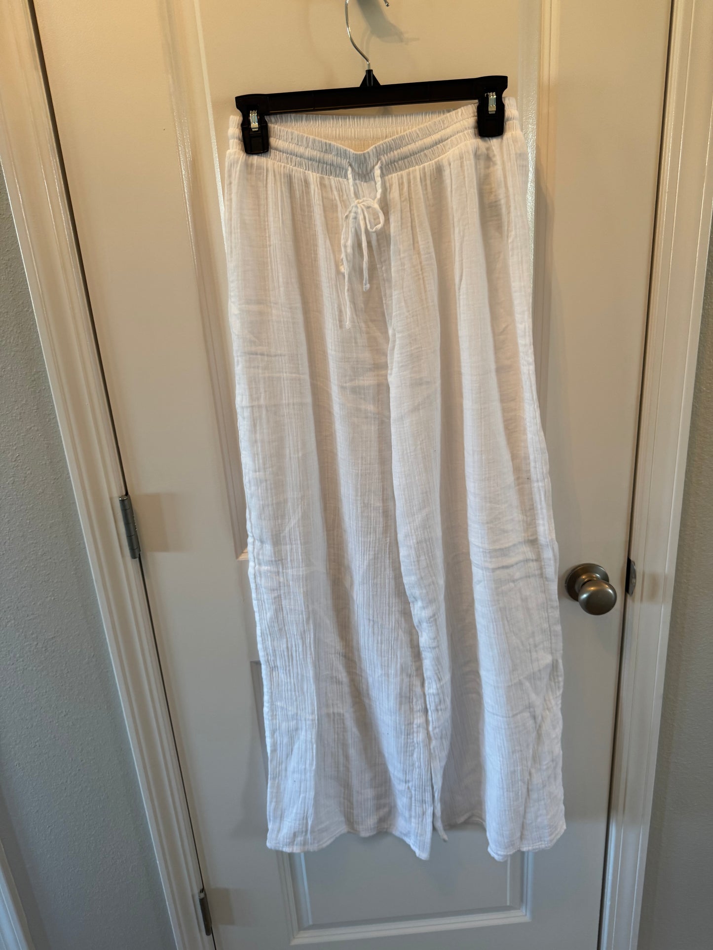 Abercrombie & Fitch Wide Leg Pants Women’s Small Long White NWT