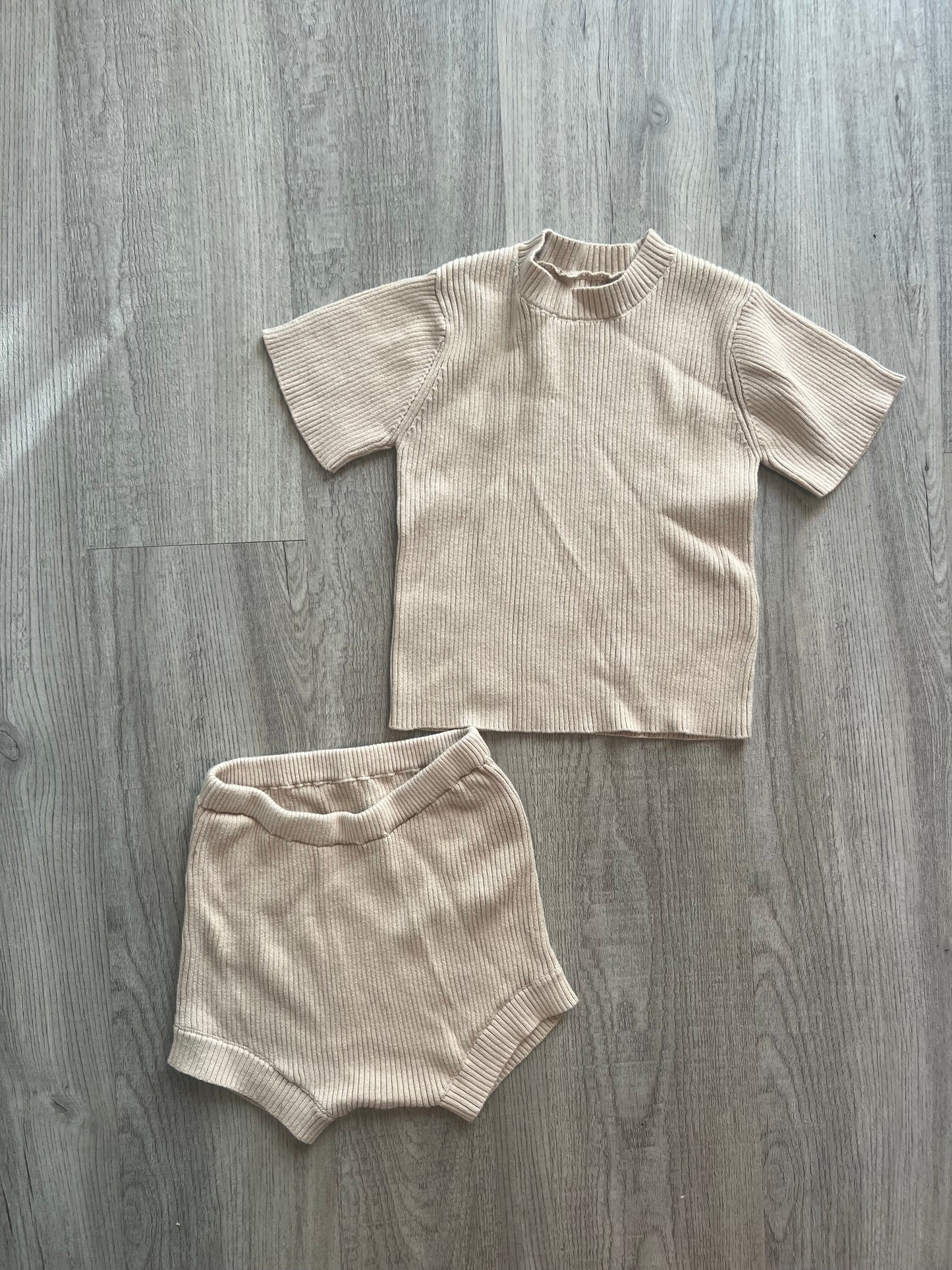 Matching Set Toddler Girl Size 2T Off White