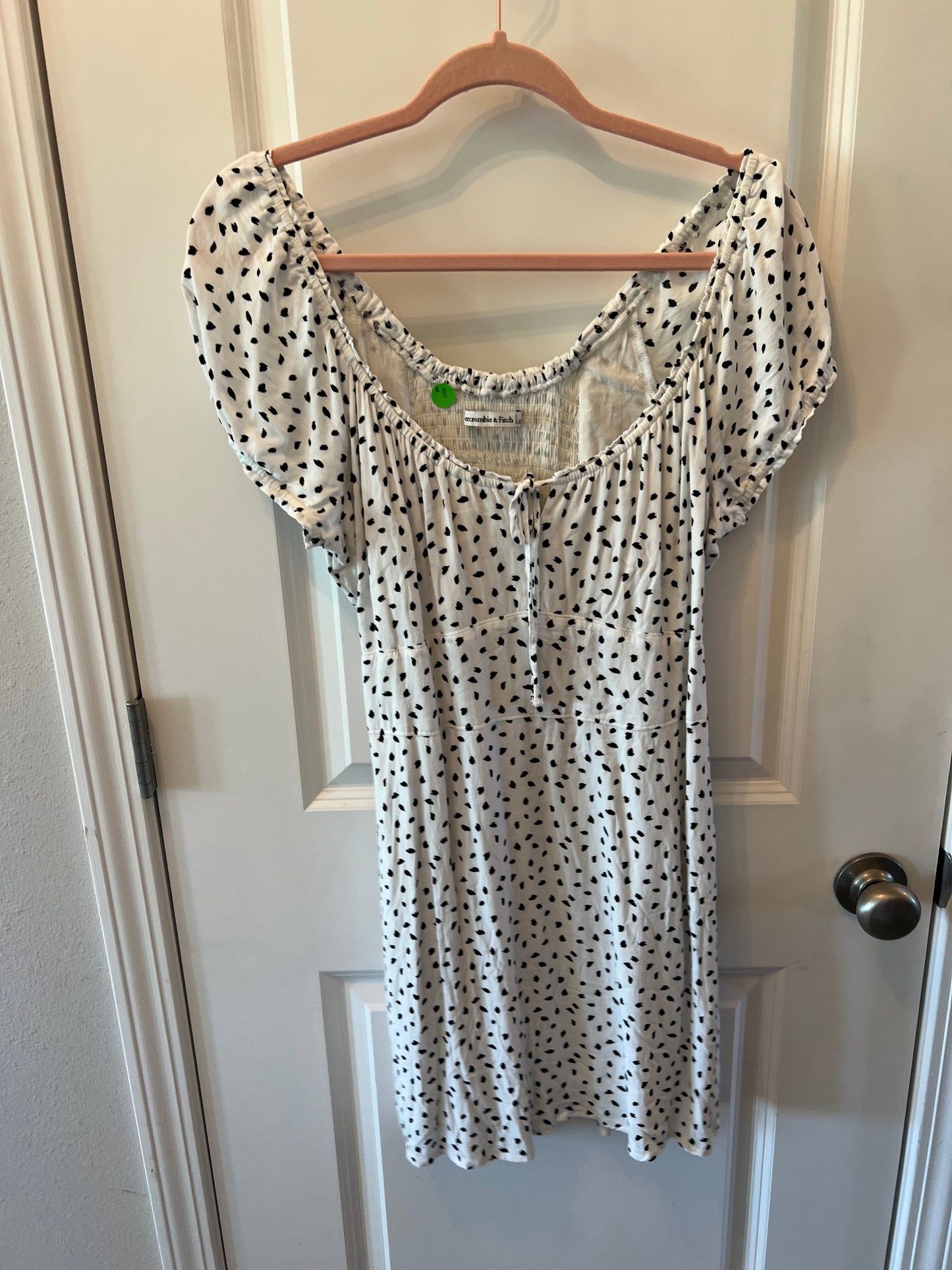 Abercrombie & Fitch Polka Dot Summer Dress Women's Size Large White