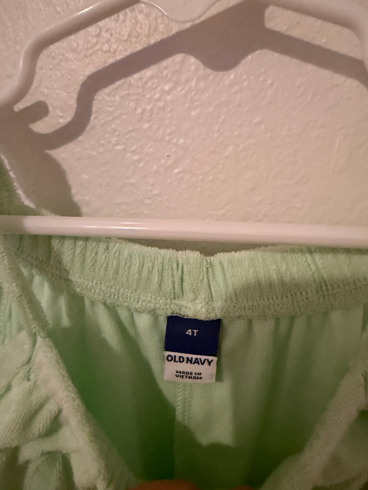 Old Navy Palm Tree Terry Romper Toddler Size 4T
