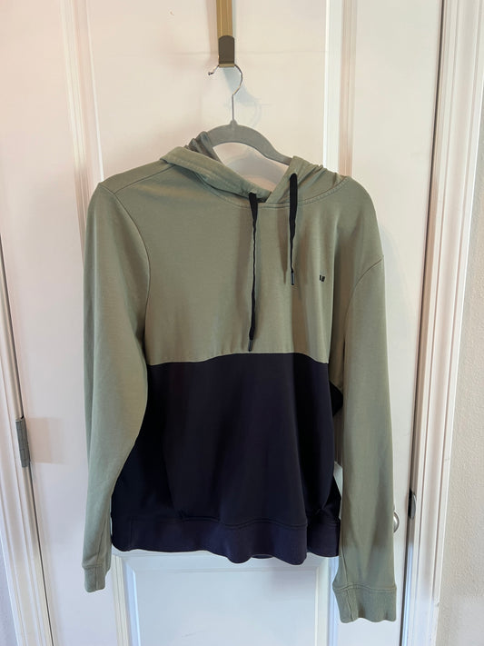 Tommy John Color Block Hoodie Men’s Size Large Sage Green