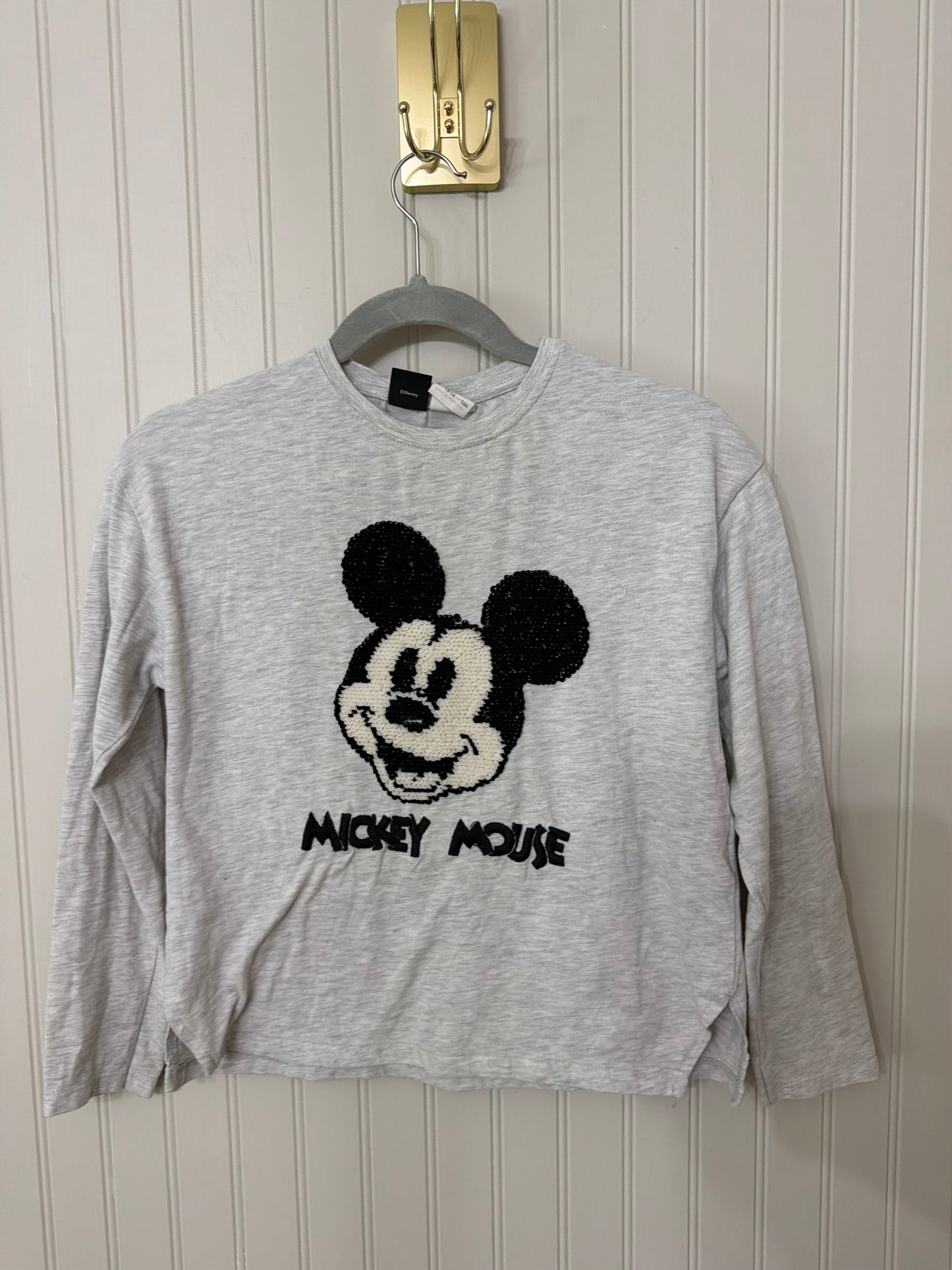 Zara x Disney Mickey Mouse Top Girl’s Size 13/14 Gray