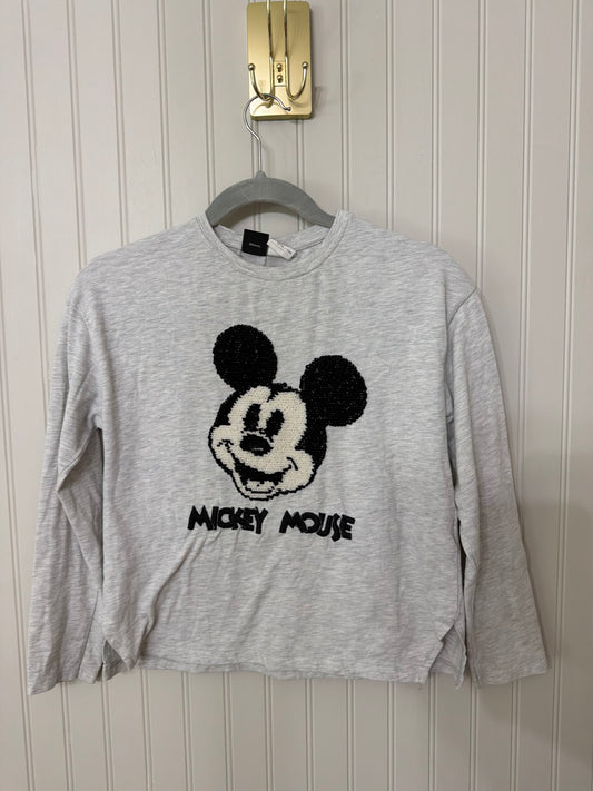 Zara x Disney Mickey Mouse Top Girl’s Size 13/14 Gray