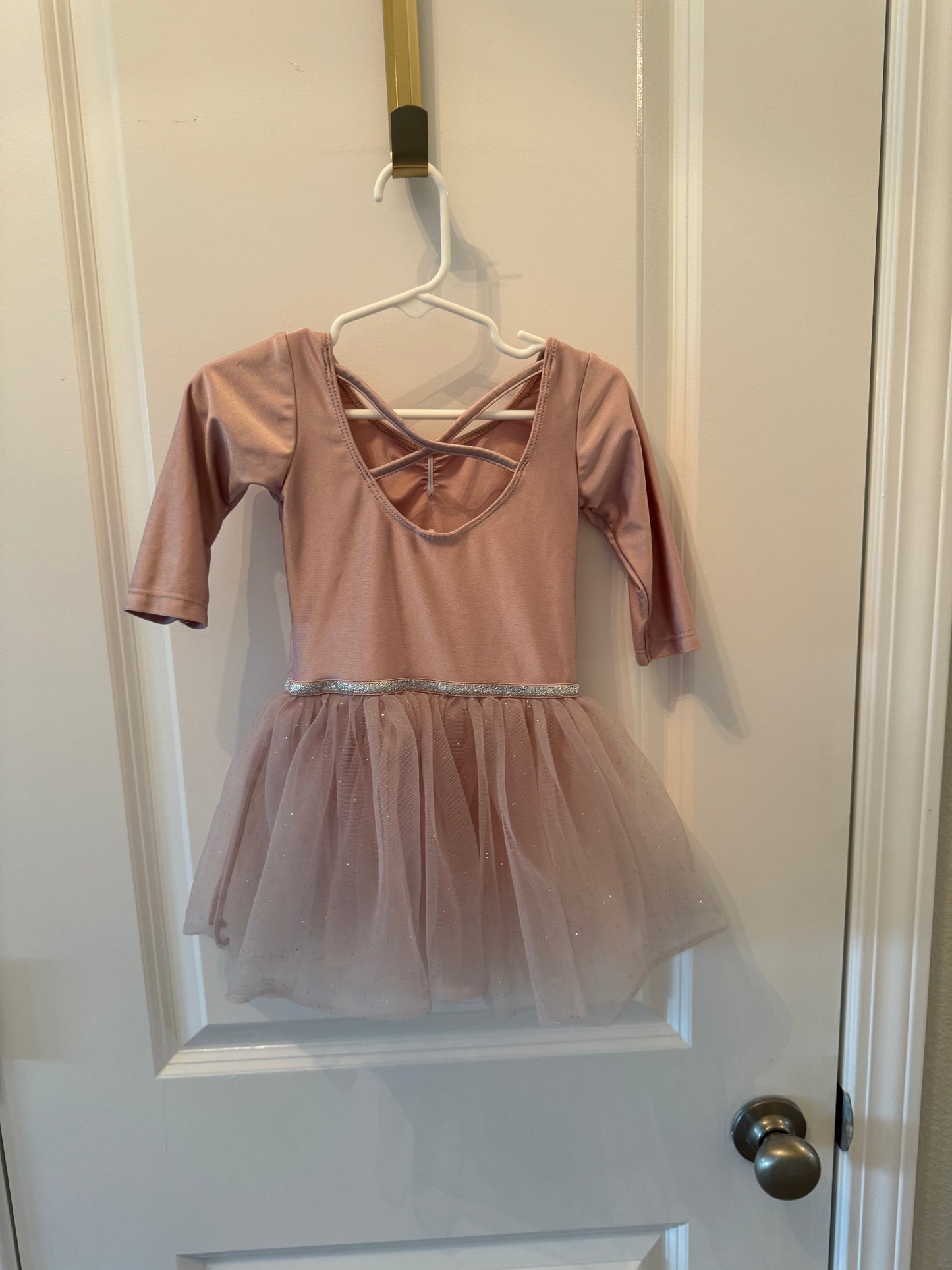 Tulle Tutu Dress Toddler Girl Size 2T Mauve