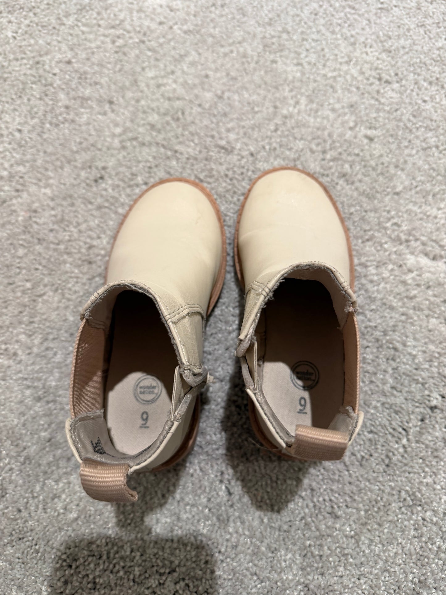 Rubber Chelsea Boots Toddler Size 9
